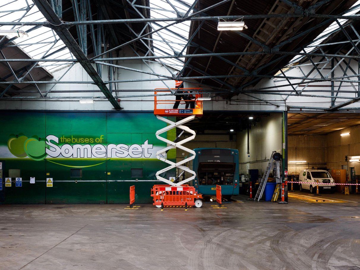 UES electrification depot installation